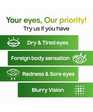 Ocufresh Everyday Single Dose Eye Drops Daily Care for Itchy Eyes Tired Dry 30 x 0.5ml vials Sodium Hyaluronate 0.2% Contact Lens Friendly - Buy Online on GoSupps.com