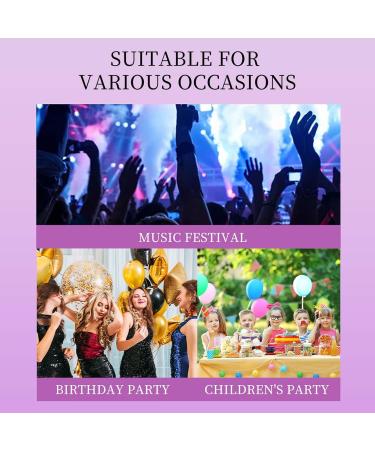  Clawrex Chunky Festival Glitter Body Pen Glitter Gel for Body Hair and Face (Purple) - Buy Online on GoSupps.com