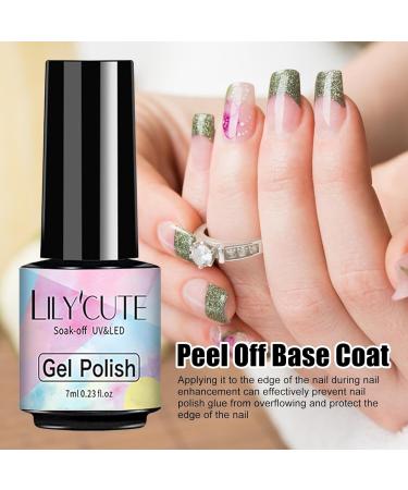 Nail Latex Peel Off 7ml Latex Nail Polish Barrier Professional Manicure Glue Nail Polish Protector Protects Nails Edges Nail Latex Peel Off for Gel Polish Apply Color on DIY Manicure Nail Guards - Buy Online on GoSupps.com