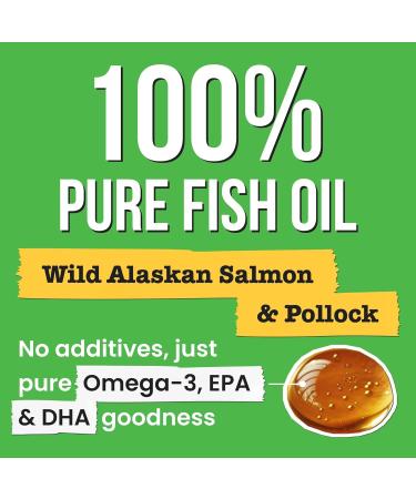 Fish Oil for Dogs & Cats - Natural Omega-3 Liquid Supplement for Skin & Coat Joint & Heart Health - 14oz Krill Oil Booster - Buy Online on GoSupps.com