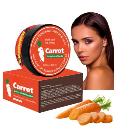 Tanning Accelerator Cream Sunbed Cream with Car-rot Bronzing Drops Tan Accelerator Cream Car-rot Tan Enhancers & Accelerators Face Tanning Drops Liquid Bronzer for Face Bronzing Cream Body Bronzer