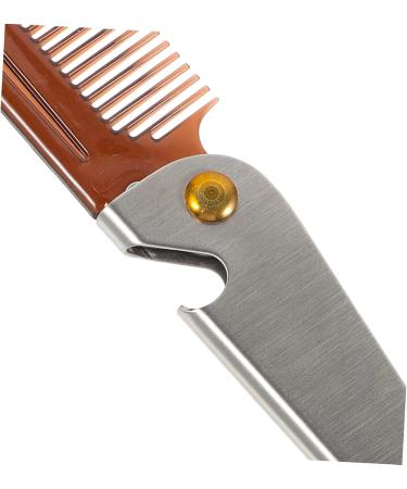 Stylish Minkissy Travel Hairbrush & Comb - Stainless Steel Folding Design for Men | Salon Quality Fragrance & Dust Brush - Buy Online on GoSupps.com