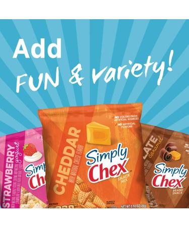 Simply Chex Mix Strawberry Yogurt 1.03 Oz - 60 Count Pack | Snack Mix Delight - Buy Online on GoSupps.com