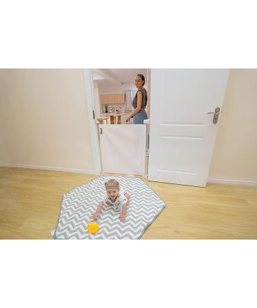 Minnebaby Hexagon Playpen Mat - Compatible with hiccapop & Regalo Playards | Non-Slip & Portable Pad for Comfortable Playtime - Buy Online on GoSupps.com