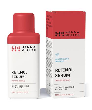 Advanced Retinol Serum with 1% RETINALDEHYDE - 3X FASTER ACTING and 2.5X MORE STABLE with Patented Nanoemulsified Formula - HYDRASOOTHE  Complex for Sensitive Skin - 100% Vegan