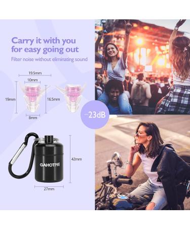 High Fidelity Concert Earplugs | Musicians Noise Cancelling Earplugs for Concerts Festivals & Raves - Crystal Clear Sound Quality - Buy Online on GoSupps.com