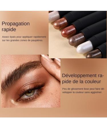 Fard Paupi res Cr meux - Stick Maquillage Imperm able Longue Tenue | Effet Lumi re & Brillant - Liner Cr meux Multi-Usage Pour Femmes & Filles - Maquillage F te & Beaut  - Buy Online on GoSupps.com