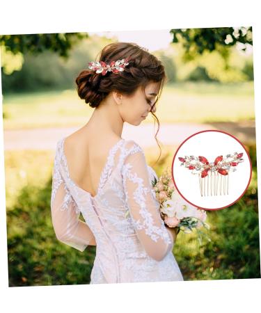 SOESFOUFU hair women's Hair piece tiara Metal Miss hair accessories girl With diamond romantic hair comb clip rhinestone clips for hair rhinestones hairpin comb bride - Buy Online on GoSupps.com