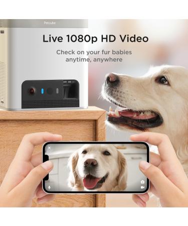 Petcube Bites 2 Lite - Interactive WiFi Pet Camera & Treat Dispenser with Sound Alerts - Buy Online on GoSupps.com