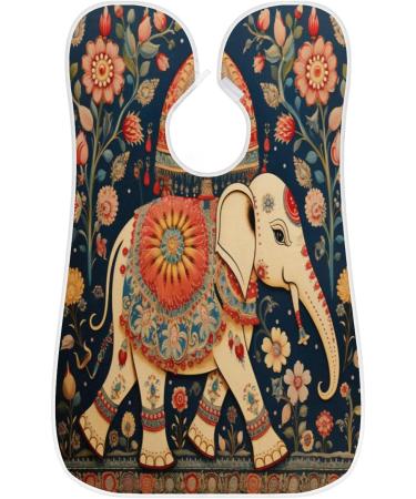 Ethnic Elephant Beard Bib Apron - Best Beard Hair Catcher for Men | Perfect Father's Day & Christmas Gifts for Dad & Husband - Buy Online on GoSupps.com