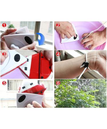 QTYUERGK Window Cleaner 15-24 mm Magnetic Window Cleaner Double Side Glass Wiper Cleaner Glass Cleaning Tool Glider Washing Brush Cleaners - Buy Online on GoSupps.com