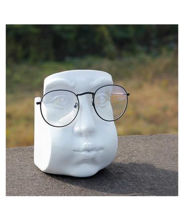 Glasses holder stand glasses sunglasses br) glasses spectacle holder stand sunglasses display rack sculpted nose for glasses or sunglasses decorative gift (color: b)