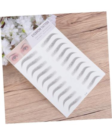 Housoutil 2pcs 3d Eyebrow Stickers Brow Transfer Stickers Eyebrow Stencils Eyebrow Trimming The Lazy 6d ze008 Black - Buy Online on GoSupps.com