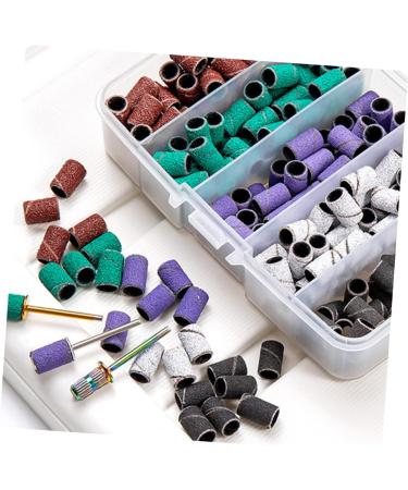 3 Sets nail polish set nail polishing band fine sanding bands for nail drill manicure band nail kits fine grit sanding bands for nail drill nails kit nail bit alloy mandrel frosted - Buy Online on GoSupps.com