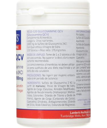 Lamberts Glucosamine QCV 120 Tabs - Joint Health Support Supplement - Buy Online on GoSupps.com