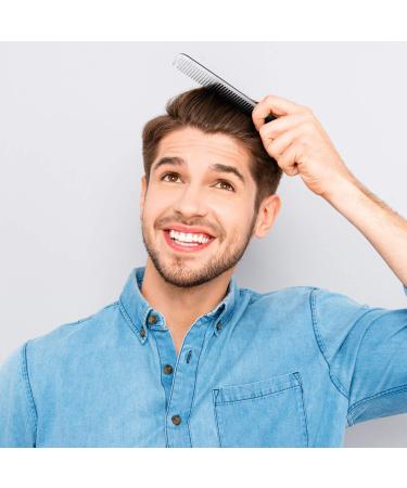 2 Pack Metal Tail Combs - Stainless Steel Rat Tail & Fine Cutting Hair Styling Combs - Buy Online on GoSupps.com