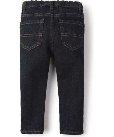 Children's Place Boy's Stretch Straight Jeans - Size 12 Dark Rinse Wash - Buy Online on GoSupps.com