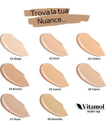  Vitamol No Transfer Foundation - Camel - 30 ml. - Buy Online on GoSupps.com