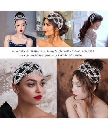 HONGMEI Rhinestone Bridal Headband - Crystal Wedding Hair Piece for Brides - Buy Online on GoSupps.com