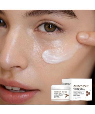 Glutathione Face Cream Glutathione Anti-Aging Face Cream for Women & Men Glutathione Hydrating & Whitening Cream Dark Spot Remover for Face Skin Brightener Cream Face Moisturiser Skin Care Moisturizer - Buy Online on GoSupps.com