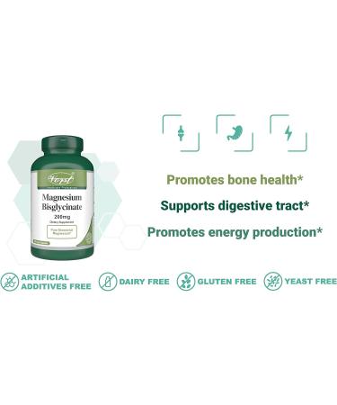 VORST Magnesium Bisglycinate 200mg | 180 Vegan Capsules | High Absorption Formula - Buy Online on GoSupps.com