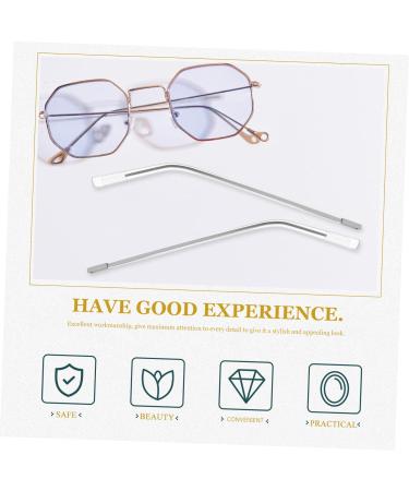 Whamvox Universal Glasses Replacement Legs - Metal Hinge Arms 12.5x0.5x0.3cm - Durable Silver Replacement Parts - Buy Online on GoSupps.com