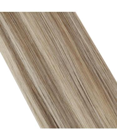 Moresoo 24 Inch Blonde Highlight Tape in Human Hair Extensions - Light Brown with Platinum Blonde, Real Hair Tape Extensions, 20 Pieces/50g #P9A/60 - Buy Online on GoSupps.com
