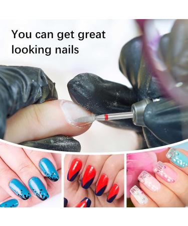 Difenni Cuticle Drill Bit - Red-Flame Nail Prep Tool for Electric Nail File Machine | 3/32'' Cuticle Clean Drill Bit - Buy Online on GoSupps.com