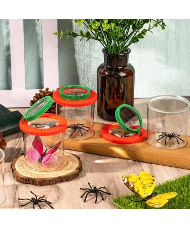 minkissy 4 Pcs Insect Observation Cup Magnifying Glasses for Kids Magnifying Glass for Kids Insects for Kids Insect Viewer Magnifying Container for Learning Outdoor Suite Child Pmma 7.6X7X7CMx2pcs As Shownx2pcs - Buy Online on GoSupps.com