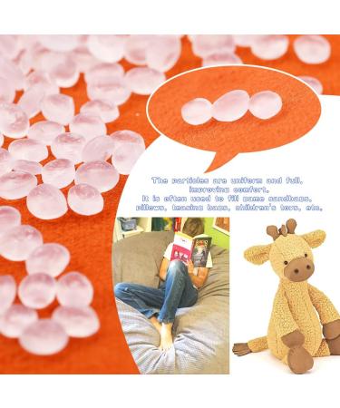 300g Hssugi Plastic Pellets for Toy Filling - Transparent Poly Beads for DIY Crafts & Stuffed Animals - 10.6oz Weighted Stuffing Beads - Buy Online on GoSupps.com