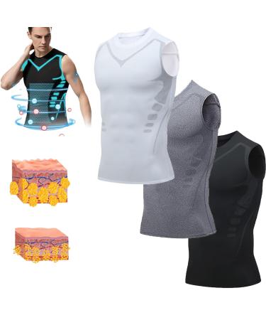 Lucky Song Ionen Energie Weste Ionic Shaping Vest Men Luckysong Ionic Shaping Herren Lucky Song Ionic Shaping Vest 3XL 3Pcs