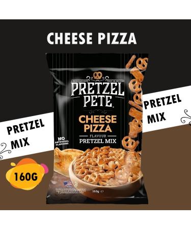 Pretzel Pete Pieces Pretzel Snack Pick N Mix | Choose From 8 Flavours | Buffalo Blue Cheese Pizza Cinnamon Honey Mustard Jalapeno Smokey Bacon BBQ Sour - Pack of 4 X 160g - Buy Online on GoSupps.com