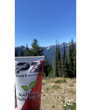 75mL P3 Muscle & Joint Cream - Sustainably sourced naturally sourced safe for all ages fresh scented muscle pain relief cream. alcohol and methyl salicylate free. Travel Sized - Buy Online on GoSupps.com