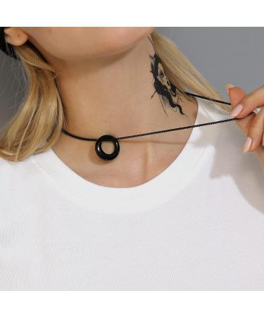 U7 Women's Cremation Urn Necklace | Celtic Knot Dog Feet Wings Crucifix | Stainless Steel Pendant for Ashes | Black Cylinder Chain Jewelry - Buy Online on GoSupps.com