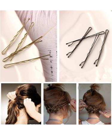 50 Pcs Hairpins & Bobby Pins - Metal Hair Accessories for All Hair Types - Ideal for Straight & Brown Hair - Buy Online on GoSupps.com