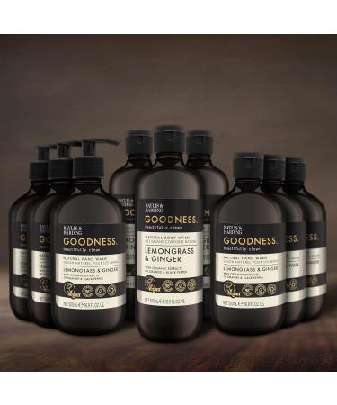 Baylis & Harding Goodness Lemongrass & Ginger Toiletries Bundle - 9 x 500ml Vegan-Friendly Hand Wash, Body Wash & Bath Soak Set - Buy Online on GoSupps.com