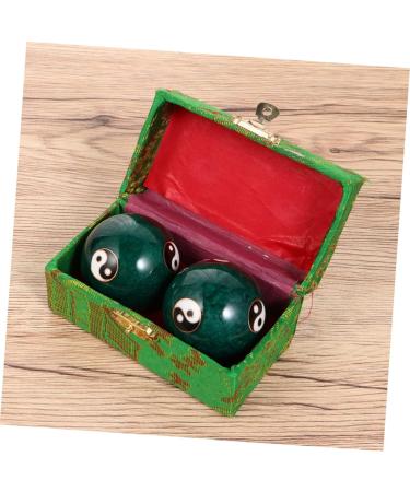 Frcolor Baoding Balls - 2 Pairs Gemstone Hand Massage Balls for Fitness & Relaxation | International Shipping - Buy Online on GoSupps.com