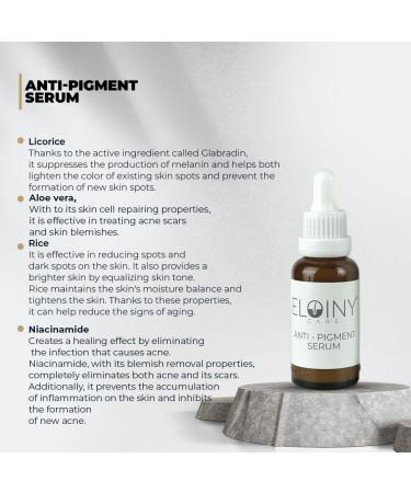Anti-Pigment Serum and Tonic 30ml with Arbutin Aloe Vera Glycerin Niacinamide - Buy Online on GoSupps.com