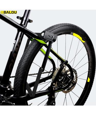 Falfschloss Bicycle Lock 90cm - 6 Steel Segments Ebike Castle Safety Level 10 Black - Secure Your Ride Worldwide - Buy Online on GoSupps.com
