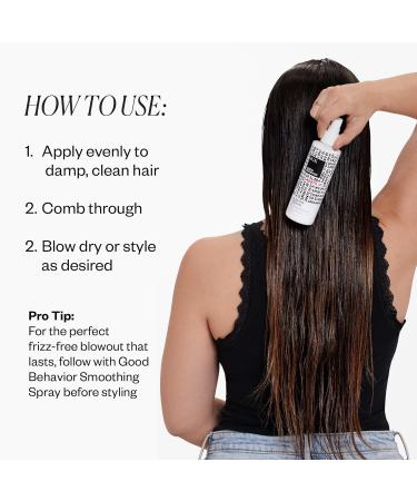 IGK GOOD BEHAVIOR Smoothing Frizz Fighters Travel Set | 4-in-1 Prep Spray + Spirulina Protein Smoothing Spray | Frizz Control + Heat Protectant | Vegan + Cruelty Free Good Behavior 2 Fl Oz + 2.4 Fl Oz (Pack of 2) - Buy Online on GoSupps.com