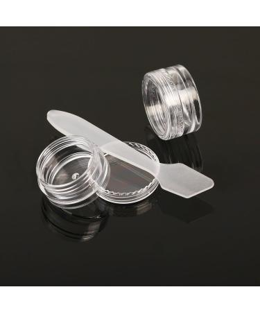 57-Piece Empty D schen Set - Lanmok 5g Cosmetic Containers with Screw Lid & Mini Spatulas for DIY Nail Art & Makeup Storage | International Shipping Available - Buy Online on GoSupps.com