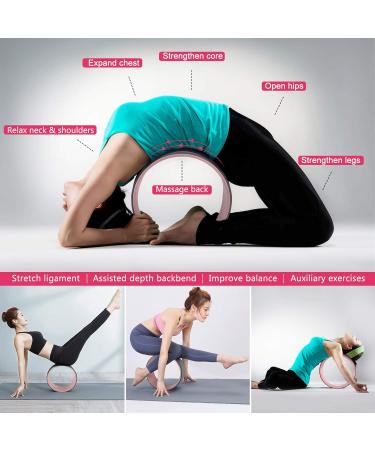 11-in-1 Yoga Wheel Set for Back Pain Relief - Includes Yoga Blocks, Strap, Resistance Bands, Bag, Jump Rope - Gray - Buy Online on GoSupps.com