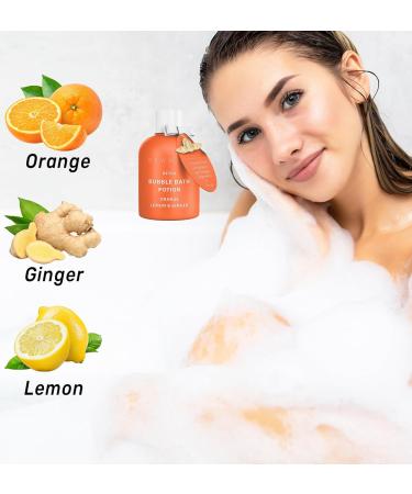 Natural Detox Bubble Bath with Citrus Essential Oils - Hydrating, Relaxing, and Stress Relief - Perfect Self Care Spa Gift for Women and Men - Birthday or Christmas Present - Buy Online on GoSupps.com