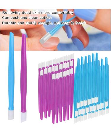 Rubber Cuticle Pusher Nail Cleaner Pusher Rubber Nail Pusher Rubber Tipped Pusher for Men and Women for Pushing Back the Cuticle and Cleaning Under the Nails - Buy Online on GoSupps.com
