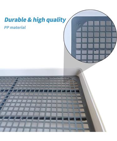PODOO Rabbit Large Litter Box | Guinea Pig Training Pan Cage with Toilet Tray | Ideal for Rats, Hamsters, Ferrets, Bunnies | Small and Medium Animals - Buy Online on GoSupps.com