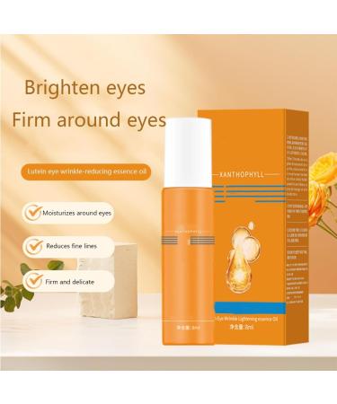 Lutein Eye Essence Oil Eye Serum Oil Solution Roll Ball Lutein Essential Oil Vc Lutein Eye Essence Oil Lutein Eye Serum Firming Anti-Aging Eye Serum for Eye Bags Dark Circles (2) - Buy Online on GoSupps.com
