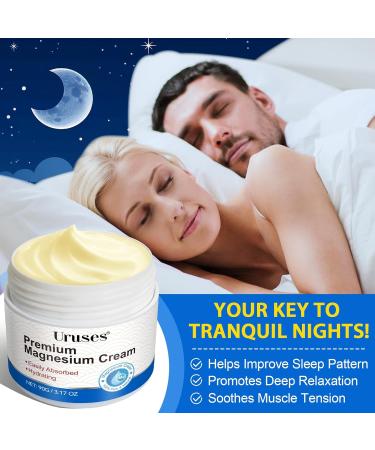  CCKULOOB Magnesium Cream Magnesium Oil Cream for Sleeping Magnesium Sleep Butter - Relieves Joint and Muscle Pain Magnesium Ointmen - Buy Online on GoSupps.com