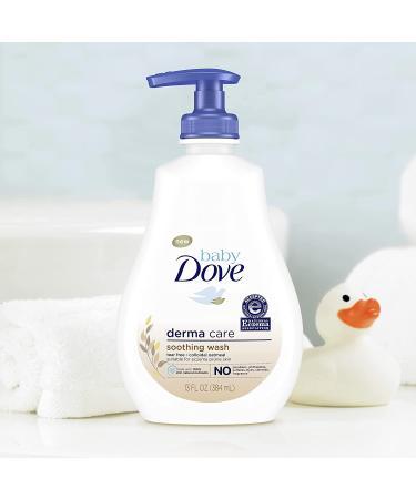 Dove Baby Derma Care Soothing Wash 13 fl oz - Gentle Skin Care for Babies - Buy Online on GoSupps.com