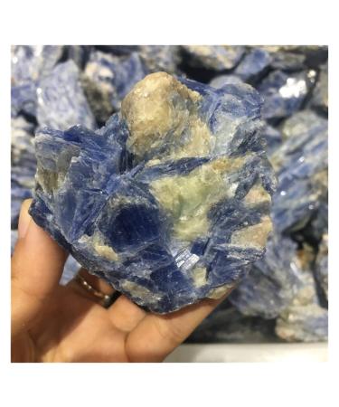 Natural Crystal Rough Natural Blue Crystal Spar Rough Stones and Minerals Specimen Crystal Gemstone for Home Decoration&Collection Natural Stones and Minerals
