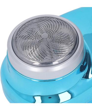 Buy Cordless Mini Beard Trimmer | Arc Shaped Foil USB Rechargeable Waterproof - Digital Display Clipper (Blue) - International Shipping Available - Buy Online on GoSupps.com